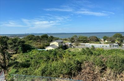 高台から海一望！