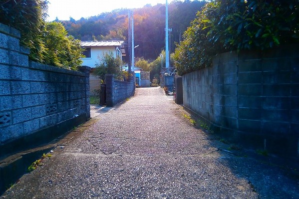 物件は道路左奥