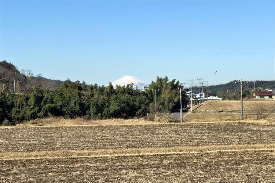 富士山が見える癒しのひと時